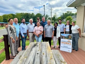 Loeb House Supportive Housing Staff meets Congressman Mike Lawler